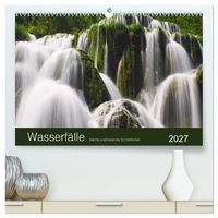 Produktbild: WASSERF&Auml;LLE - Sanfte und tosende Sch&ouml;nheiten (hochwertiger Premium Wandkalender 2027 DIN A2 quer), Kunstdruck in Hochglanz
