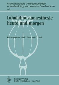 Produktbild: Inhalationsanaesthesie heute und morgen