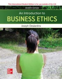 Produktbild: An Introduction to Business Ethics ISE