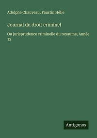 Produktbild: Journal du droit criminel