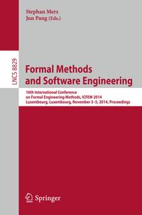 Produktbild: Formal Methods and Software Engineering