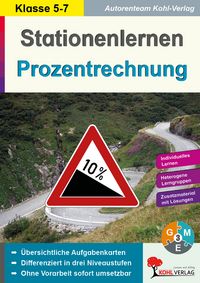 Produktbild: Stationenlernen Prozentrechnung
