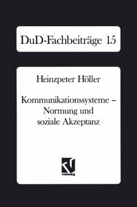 Produktbild: Kommunikationssysteme &mdash; Normung und soziale Akzeptanz