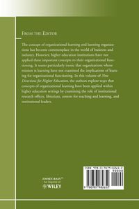Produktbild: Higher Education (HE): Organizational Learning in Higher Edu