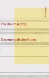 Produktbild: Das europ&auml;ische Sonett