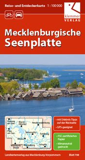 Produktbild: Reise- und Entdeckerkarte Mecklenburgische Seenplatte