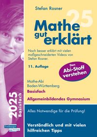 Produktbild: Mathe gut erkl&auml;rt 2025 Basisfach Baden-W&uuml;rttemberg Gymnasium