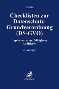 Produktbild: Checklisten zur Datenschutz-Grundverordnung (DS-GVO)