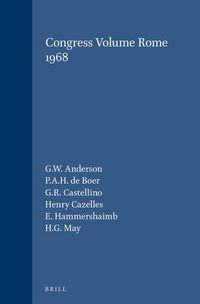 Produktbild: Congress Volume Rome 1968