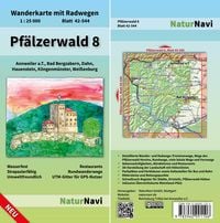 Produktbild: Pf&auml;lzerwald 8. Blatt 42-544, 1 : 25 000