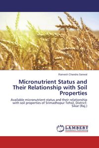 Produktbild: Micronutrient Status and Their Relationship with Soil Properties
