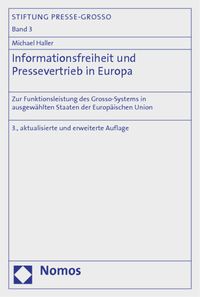Produktbild: Informationsfreiheit und Pressevertrieb in Europa