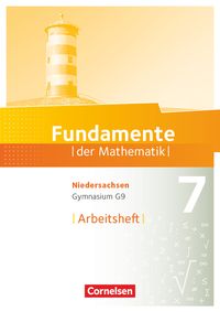 Bild vom Artikel Fundamente der Mathematik 7. Schuljahr. Arbeitsheft mit Lösungen. Gymnasium Niedersachsen vom Autor 
