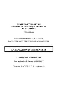 Produktbild: Notation d'entreprises La vol9