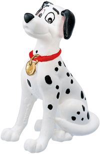 Bullyland 12513 - Pongo, Walt Disney 101 Dalmatiner, Spielfigur, 6,5 cm