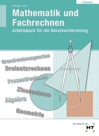 Produktbild: &Uuml;bungsbuch mit eingetragenen L&ouml;sungen Mathematik und Fachrechnen