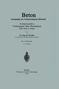 Produktbild: Beton Anregungen zur Verbesserung des Materials