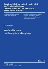 Produktbild: Vereinte Nationen und Korruptionsbek&auml;mpfung