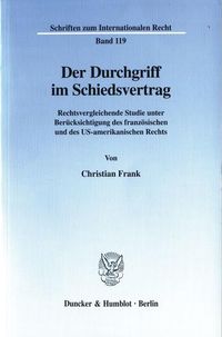 Produktbild: Der Durchgriff im Schiedsvertrag.