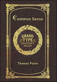 Produktbild: Large Print - Common Sense - Grand Type Collector's Edition - Matte Hardcover with Dust Jacket