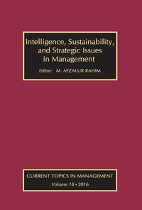 Produktbild: Intelligence, Sustainability, and Strategic Issues in Management