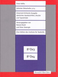 Produktbild: Historisch-Kritische Ausgabe s&auml;mtlicher Handschriften, Drucke und... / FKA Oxforder Oktavhefte 3 & 4