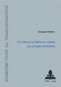 Produktbild: Du c&ocirc;t&eacute; de la r&eacute;f&eacute;rence verbale