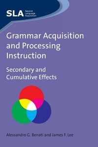 Produktbild: Grammar Acquisition and Processing Instruction