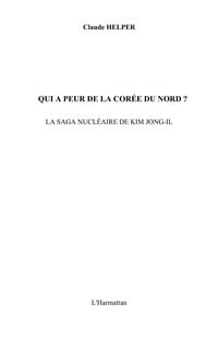 Produktbild: Qui a peur de la Coree du nord