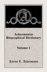 Produktbild: Ackerman(n) Biographical Dictionary, Volume 1