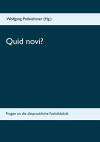 Produktbild: Quid novi?