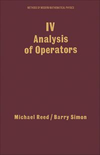 Produktbild: IV: Analysis of Operators