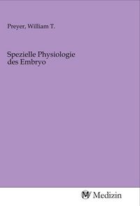 Produktbild: Spezielle Physiologie des Embryo