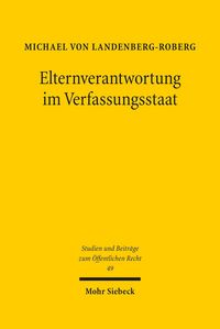 Produktbild: Elternverantwortung im Verfassungsstaat