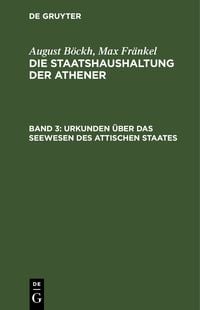 Produktbild: Urkunden &uuml;ber das Seewesen des Attischen Staates