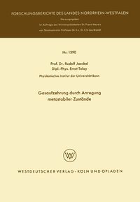 Produktbild: Gasaufzehrung durch Anregung metastabiler Zust&auml;nde