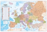 Produktbild: Politische Europakarte als Poster, deutsch, ca. 90x61cm