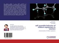 Produktbild: Self assemble behavior of triblock copolymers in solution