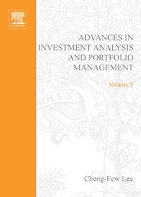 Produktbild: Advances in Investment Analysis and Portfolio Management