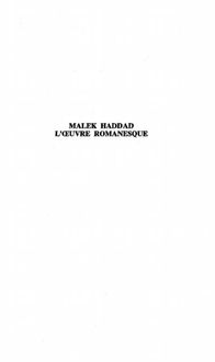 Produktbild: Malek Haddad