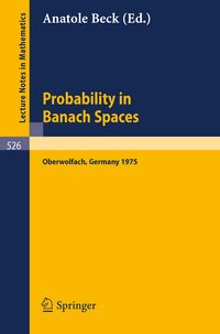 Produktbild: Probability in Banach Spaces