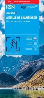 Produktbild: 3538ETR Aiguille De Chambeyron - Cols De Larche Et De Vars (Resistante)