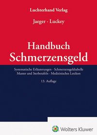 Produktbild: Handbuch Schmerzensgeld