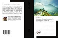 Produktbild: Le statut des qualit&eacute;s dans la philosophie moderne