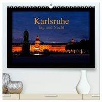 Bild vom Artikel Karlsruhe Tag und Nacht (hochwertiger Premium Wandkalender 2024 DIN A2 quer), Kunstdruck in Hochglanz vom Autor U. boeTtchEr
