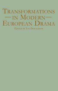 Produktbild: Transformations in Modern European Drama