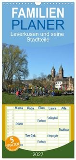 Produktbild: Familienplaner 2027 - Leverkusen und seine Stadtteile mit 5 Spalten (Wandkalender, 21 x 45 cm) CALVENDO