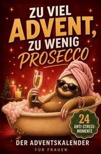 Produktbild: Zu viel Advent, zu wenig Prosecco. Der Anti-Stress-Adventskalender f&uuml;r Frauen