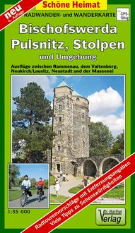 Produktbild: Radwander- und Wanderkarte Bischofswerda, Pulsnitz, Stolpen und Umgebung