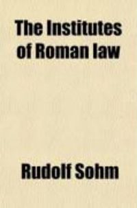 Produktbild: The Institutes of Roman Law